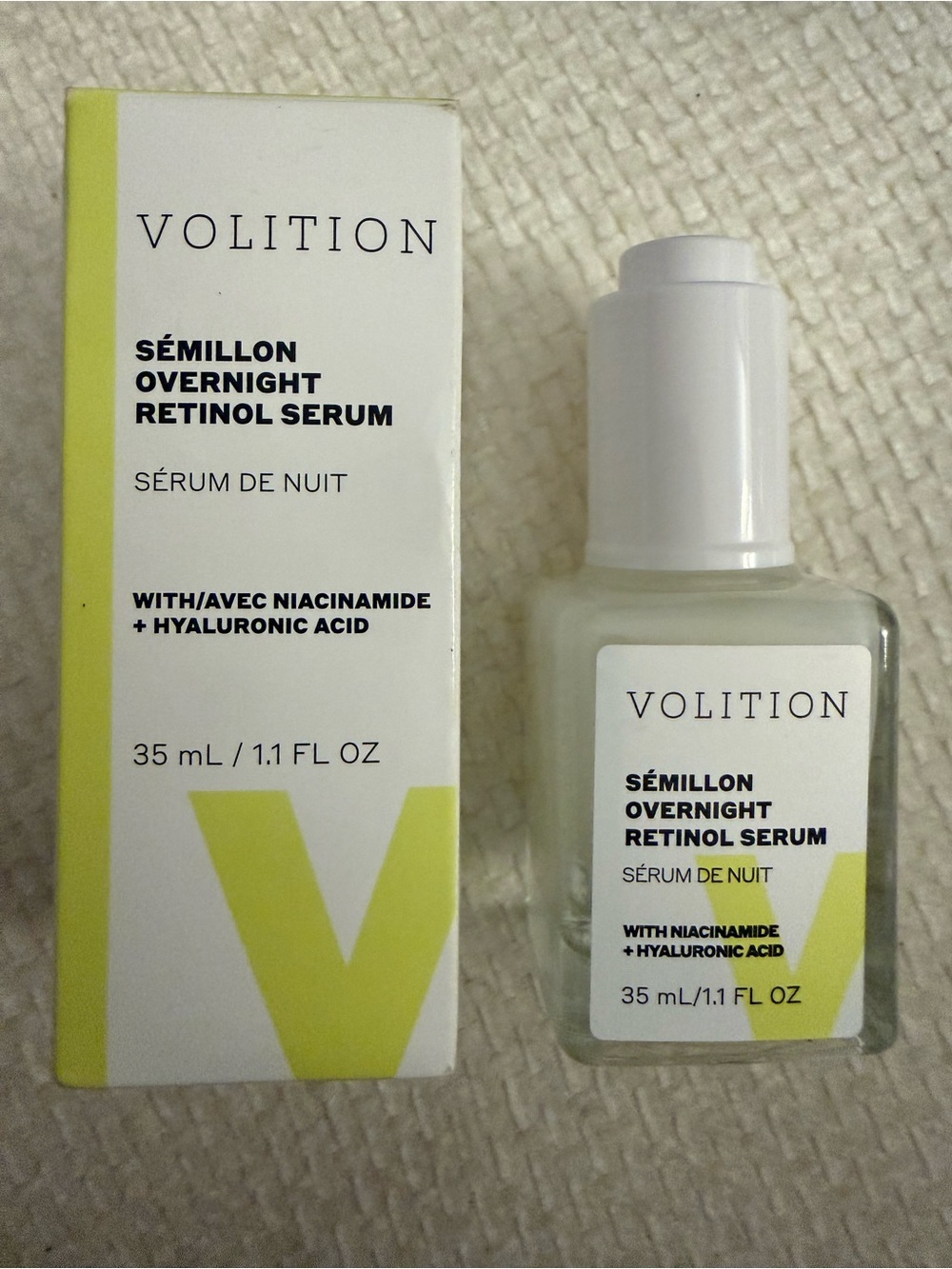 Volition Sémillon Overnight Retinol Serum FULL SIZE -BRAND NEW SEALED IN BOX!